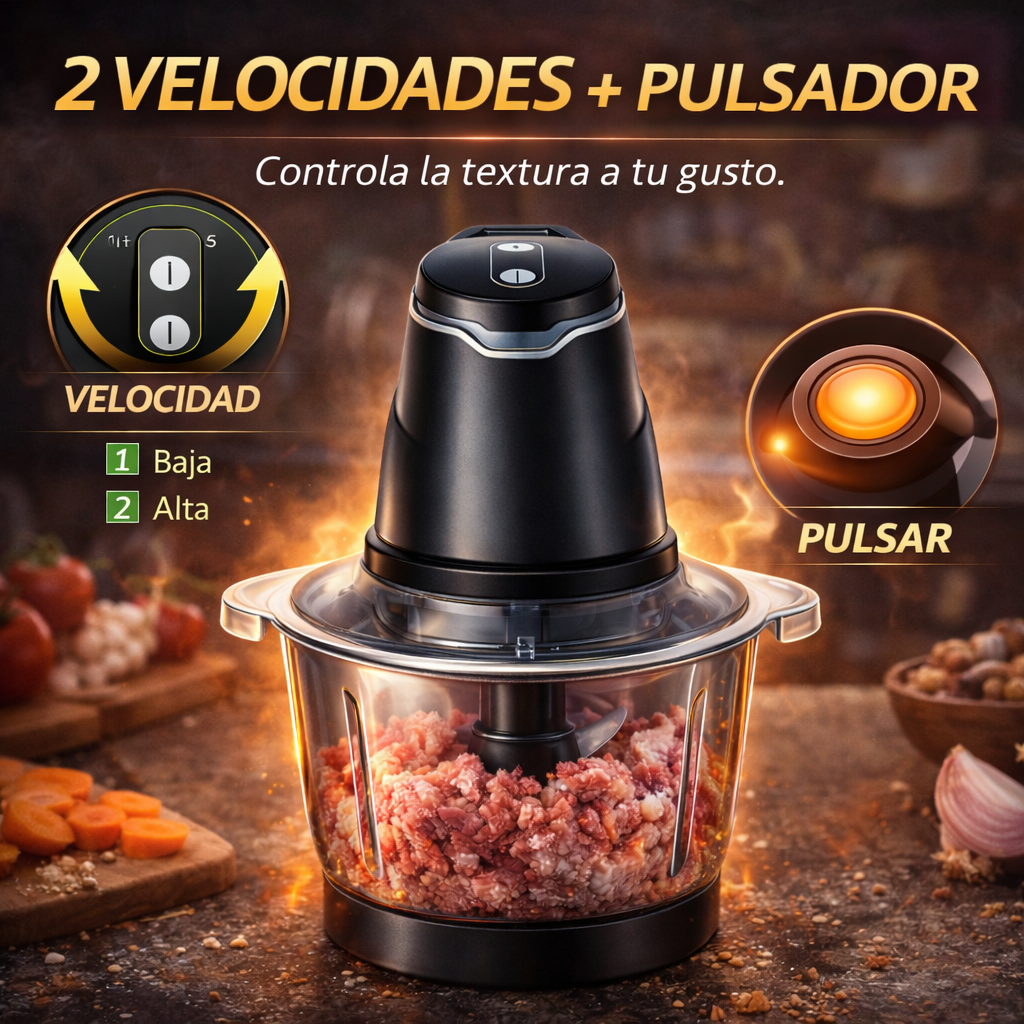 Potencia Inteligente para Cocinas Modernas - Procesador De Alimentos 2 En 1