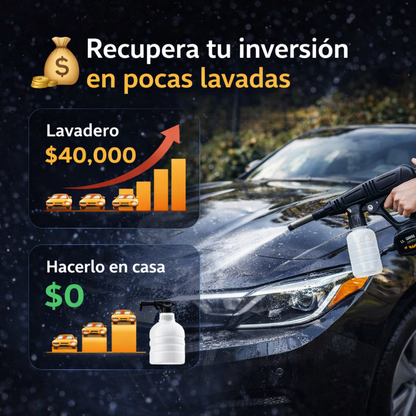Descubre el Poder de la Limpieza Portátil - Hidrolavadora Portatil 7 Chorros