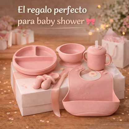 El Set Que Toda Mamá Moderna Necesita - Set Vajilla Para Bebe 7 Piezas