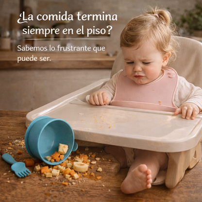 El Set Que Toda Mamá Moderna Necesita - Set Vajilla Para Bebe 7 Piezas