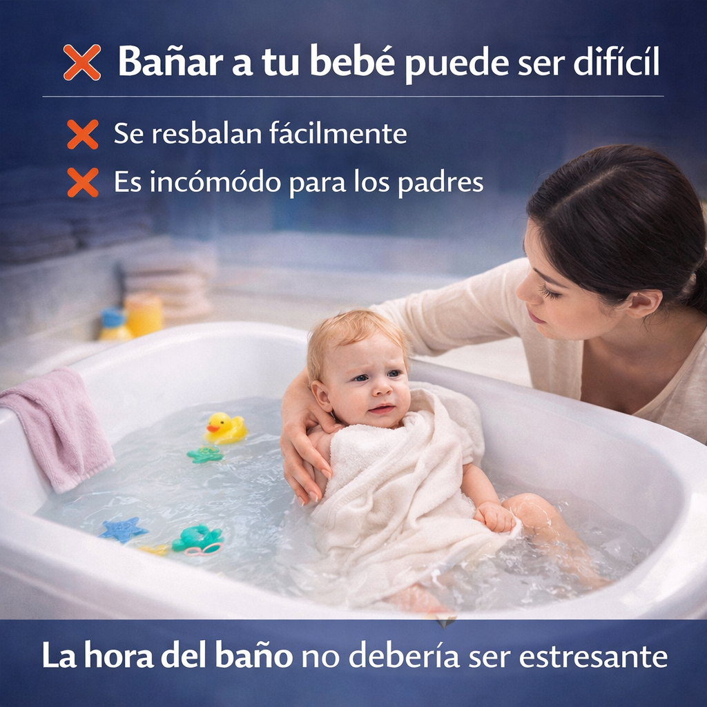 Transforma la hora del baño en un momento seguro y especial para tu bebé - Tina Inflable Para Bebe