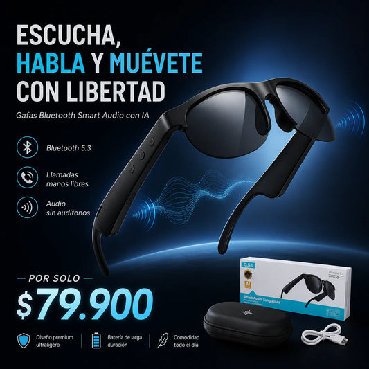 Gafas Bluetooth Smart Audio Con Ia