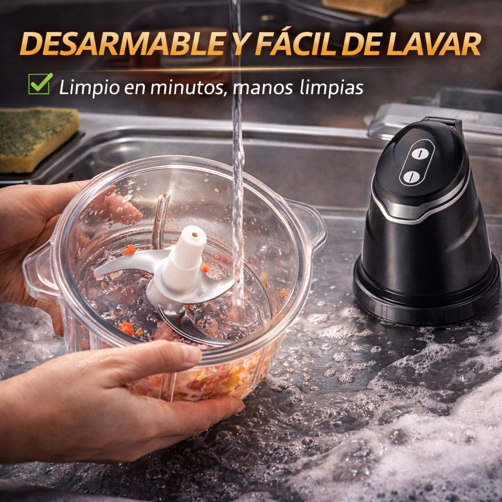 Potencia Inteligente para Cocinas Modernas - Procesador De Alimentos 2 En 1